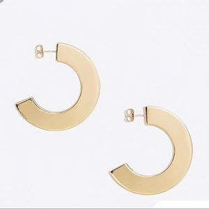 Jcrew gold hoop earrings